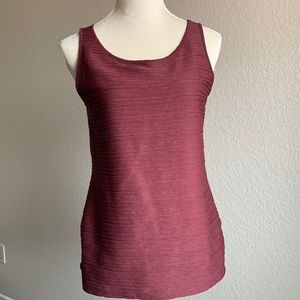 Ann Taylor - burgundy blouse tank